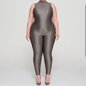 Skims Shine Mockneck jumpsuit